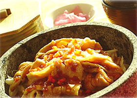 石釜生姜焼き膳